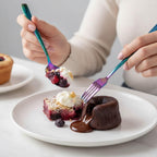 Rainbow Mirror spoon and fork set, everyday stainless steel, a perfect wedding, housewarming, corporate and festival gift