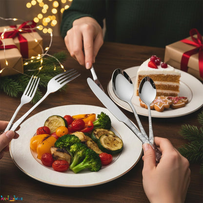 Premium Cutlery Set Festive Design