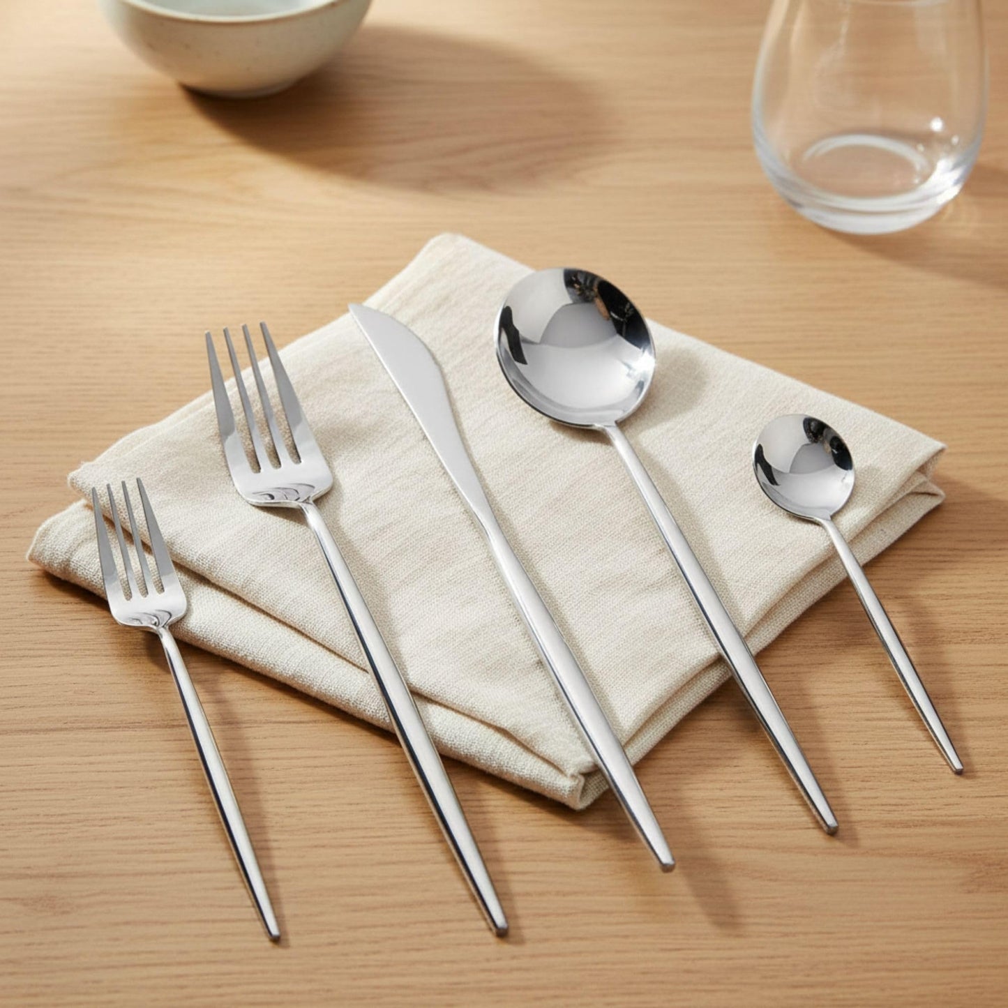 Premium Cutlery Set Slim Design