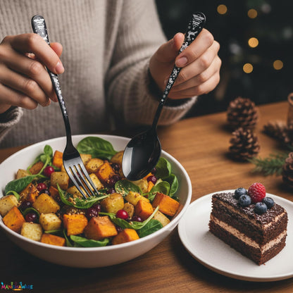 Premium Cutlery Set Festive Design