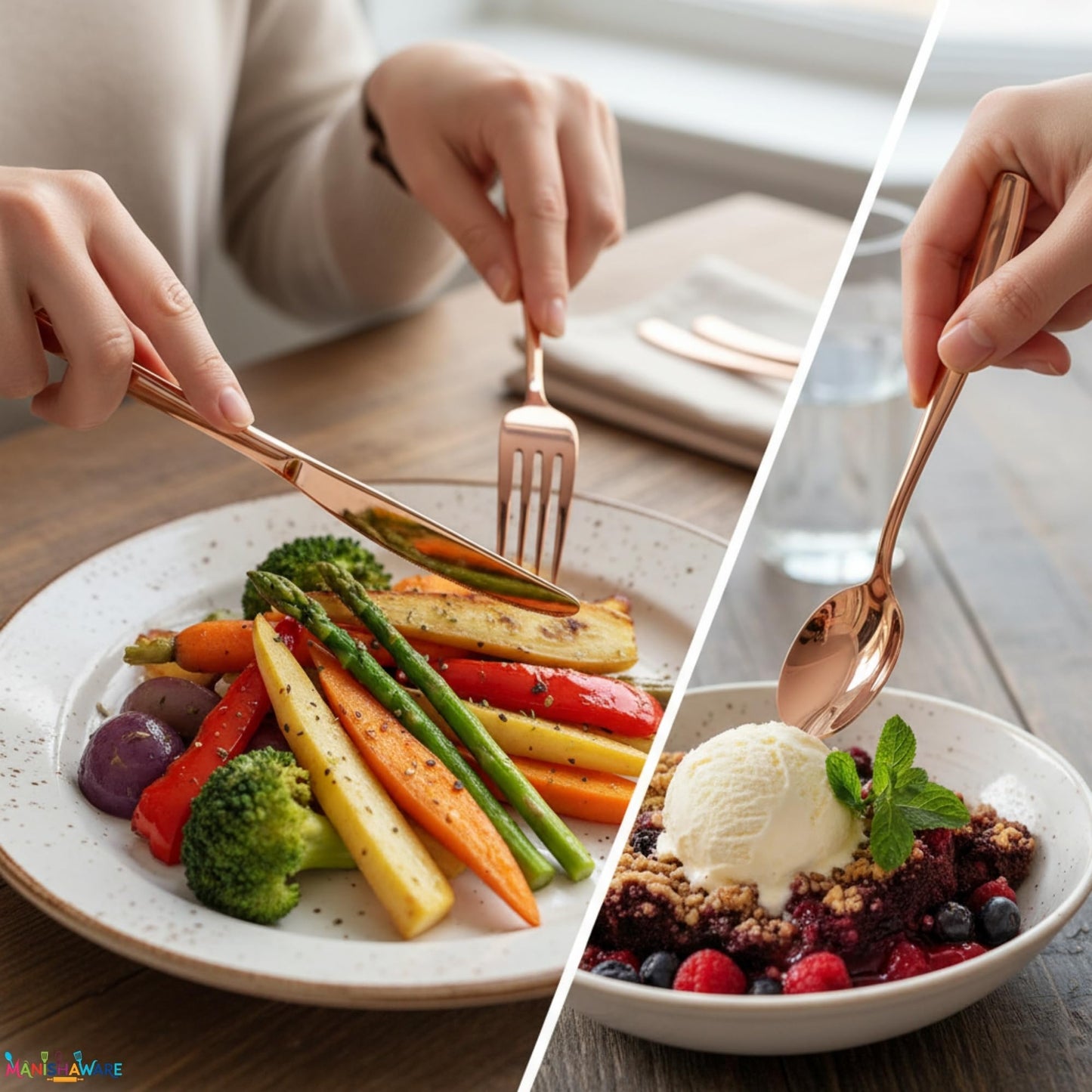 Royal Cutlery Set Mirror Design