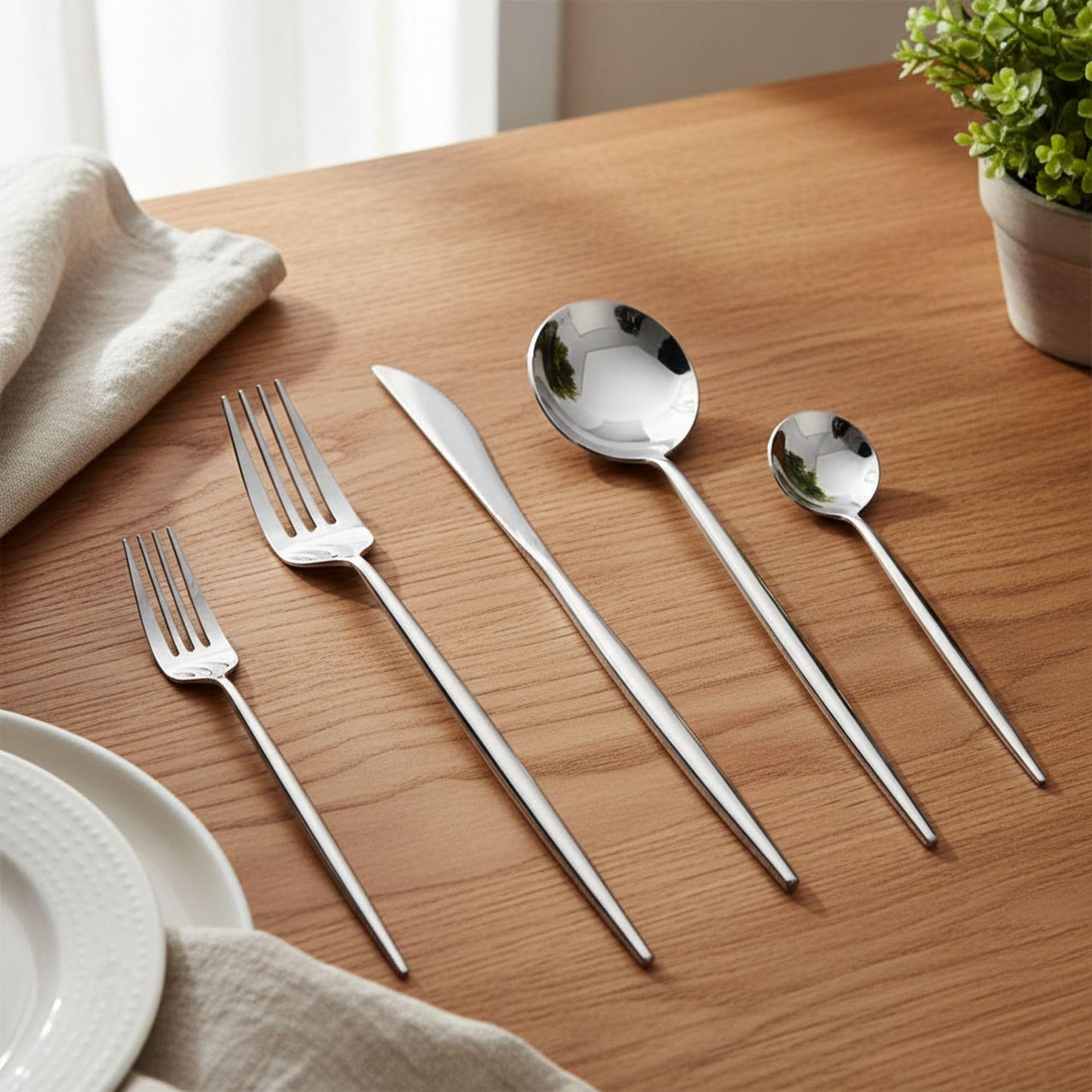Premium Cutlery Set Slim Design