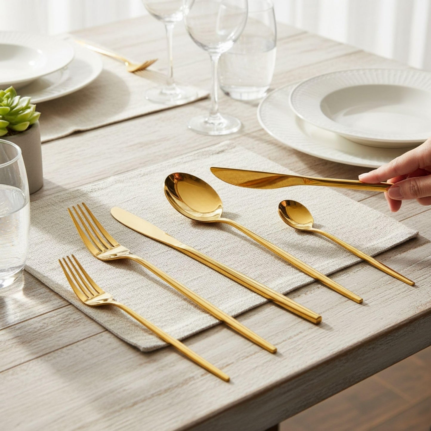 Premium Cutlery Set Slim Design